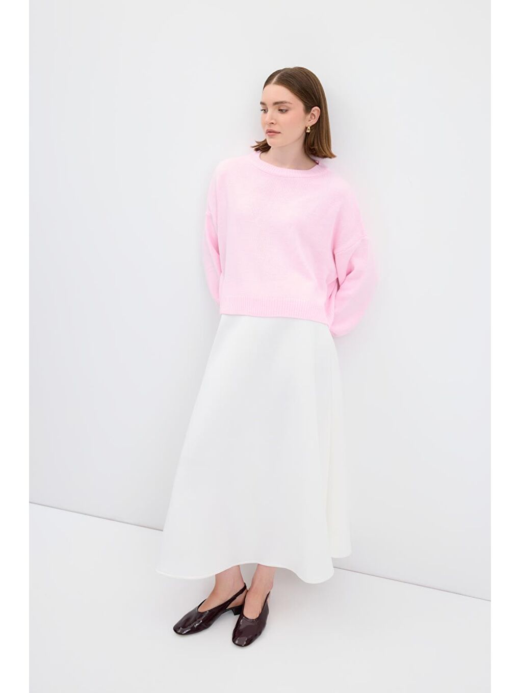 Basic Triko Kazak Pembe-1