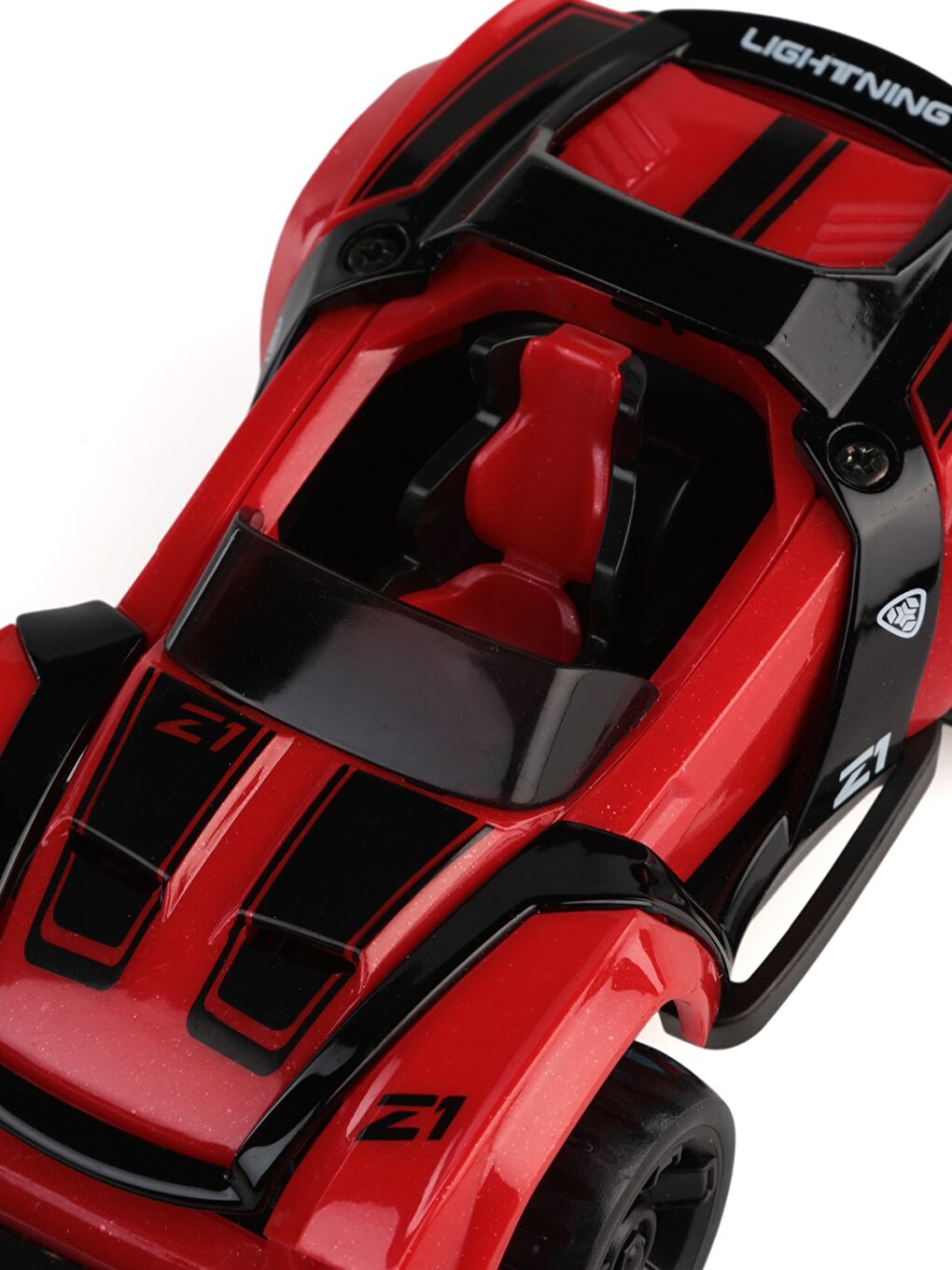 Cek Bırak Dıe-Cast Seslı Spor Araba - Kırmızı-5