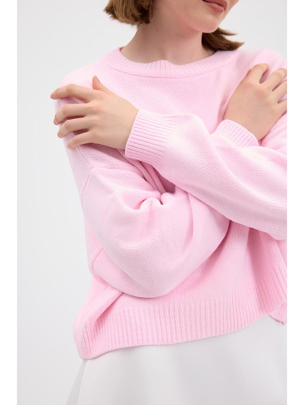 Basic Triko Kazak Pembe-4