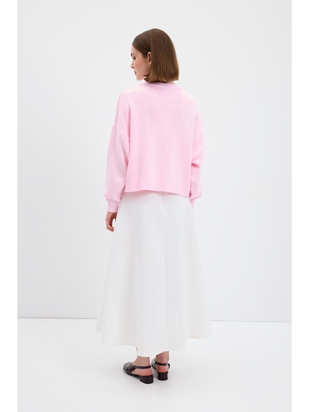 Basic Triko Kazak Pembe-5