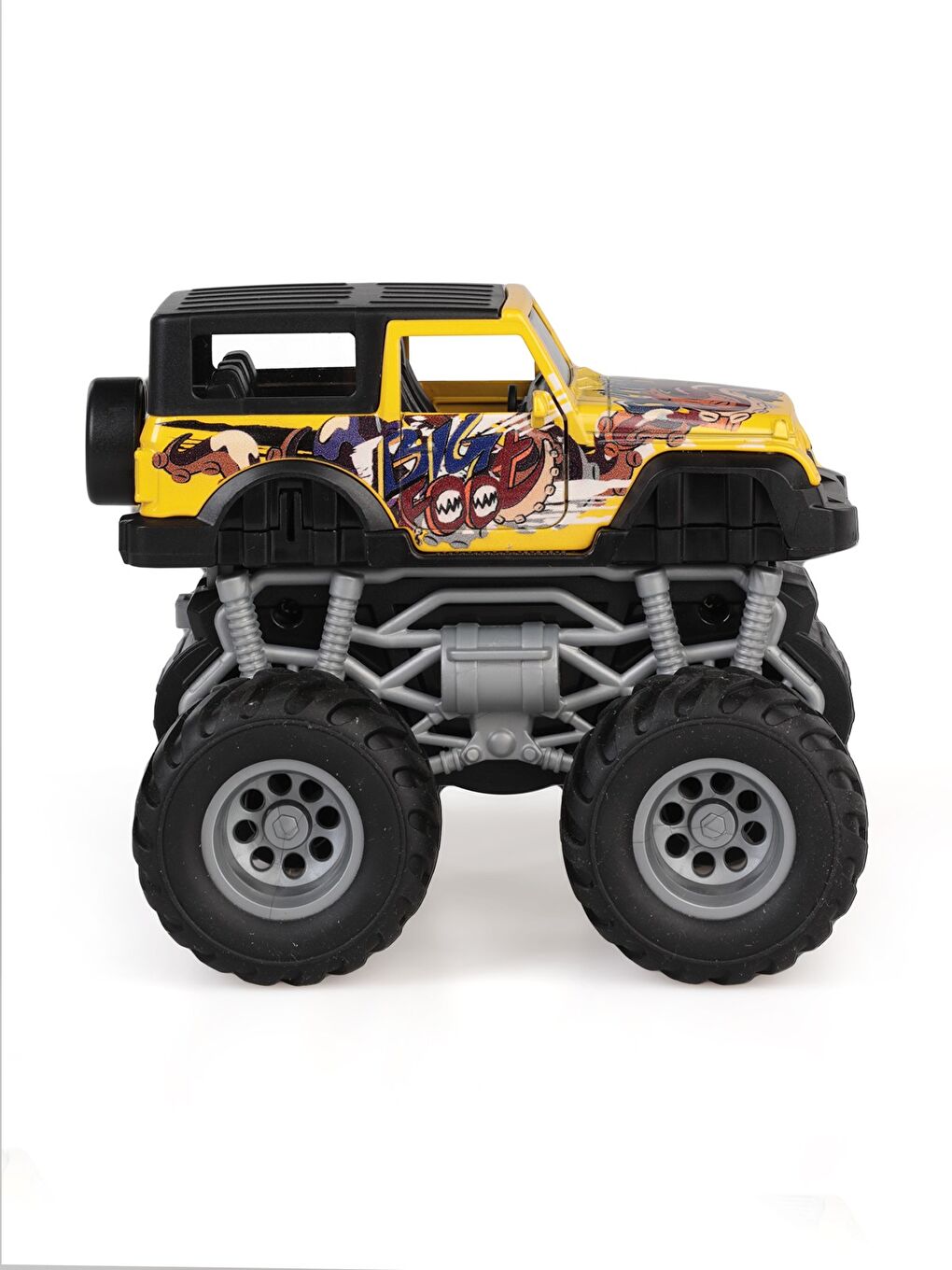 Oyuncak Isıklı- Muzıklı 1:32 Safarı Kralı Jeep 4x4 - Sarı-1