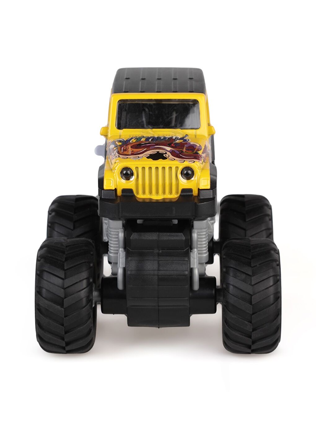 Oyuncak Isıklı- Muzıklı 1:32 Safarı Kralı Jeep 4x4 - Sarı-2