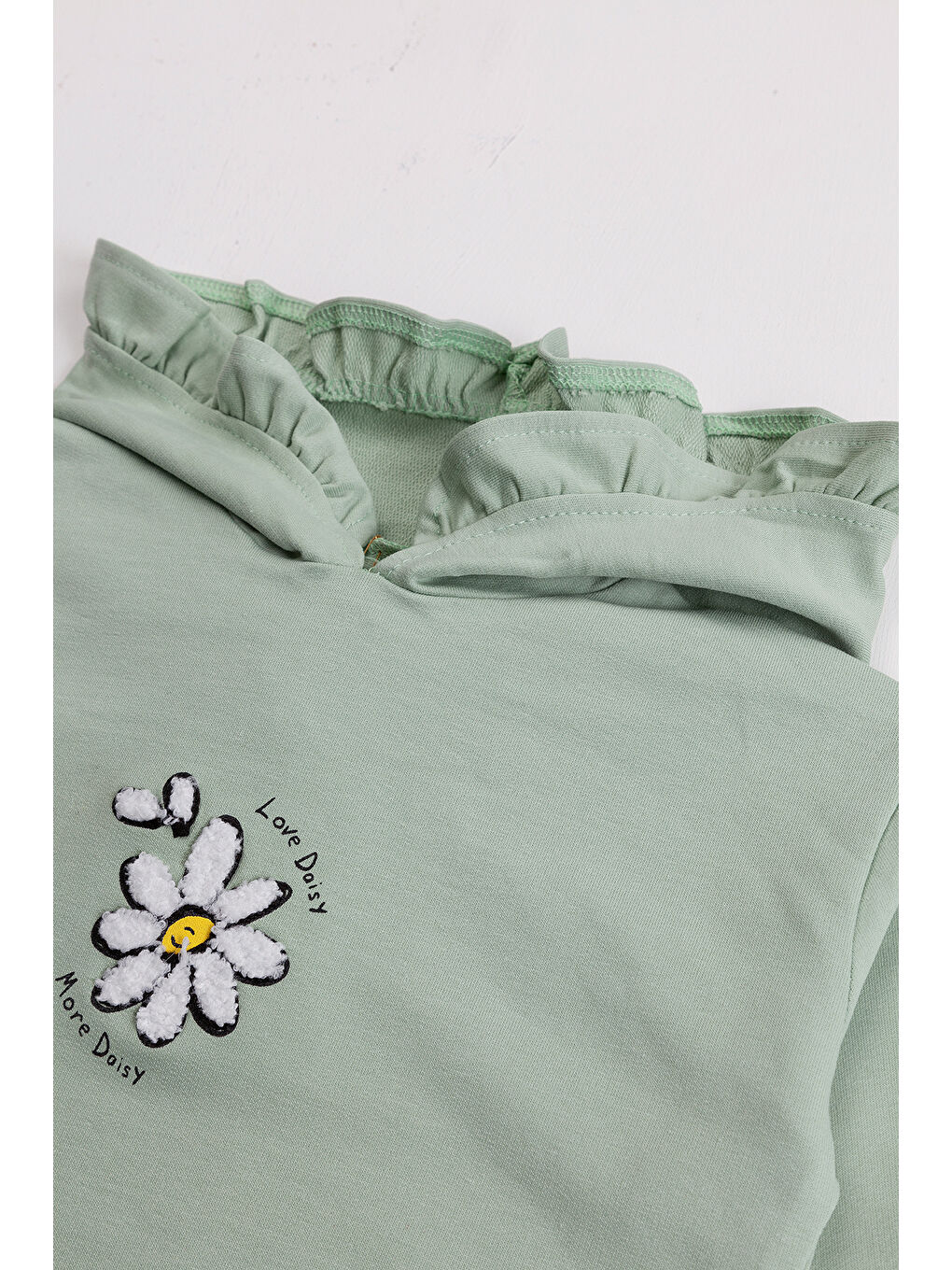 Pembe Kız Çocuk 2'li Paket Basic Sweatshirt-6