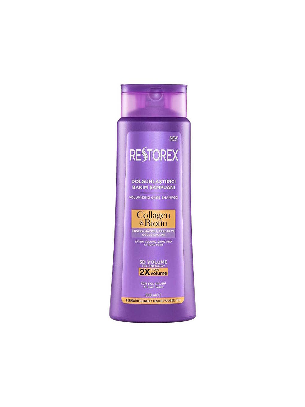 Restorex Collagen and Biotin Dolgunlaştırıcı Bakım Şampuanı 500ml