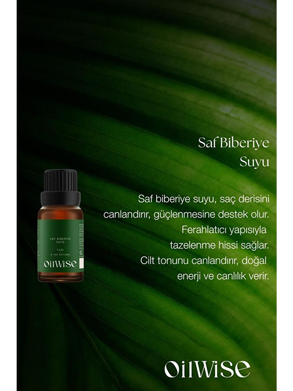 Dökülme ve Kepek Karşıtı Güçlendirici Biberiye Suyu 100 ml-1