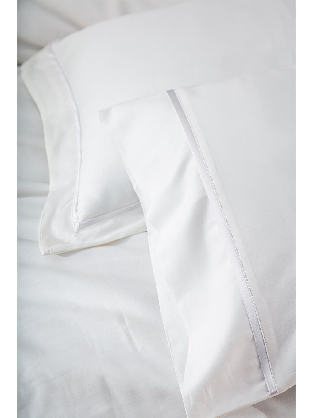 Gri Meva Çift Kişilik Nevresim Takımı %100 Organik Pamuk Saten Nakışlı Krem-Gümüş 200x220 Cm-3