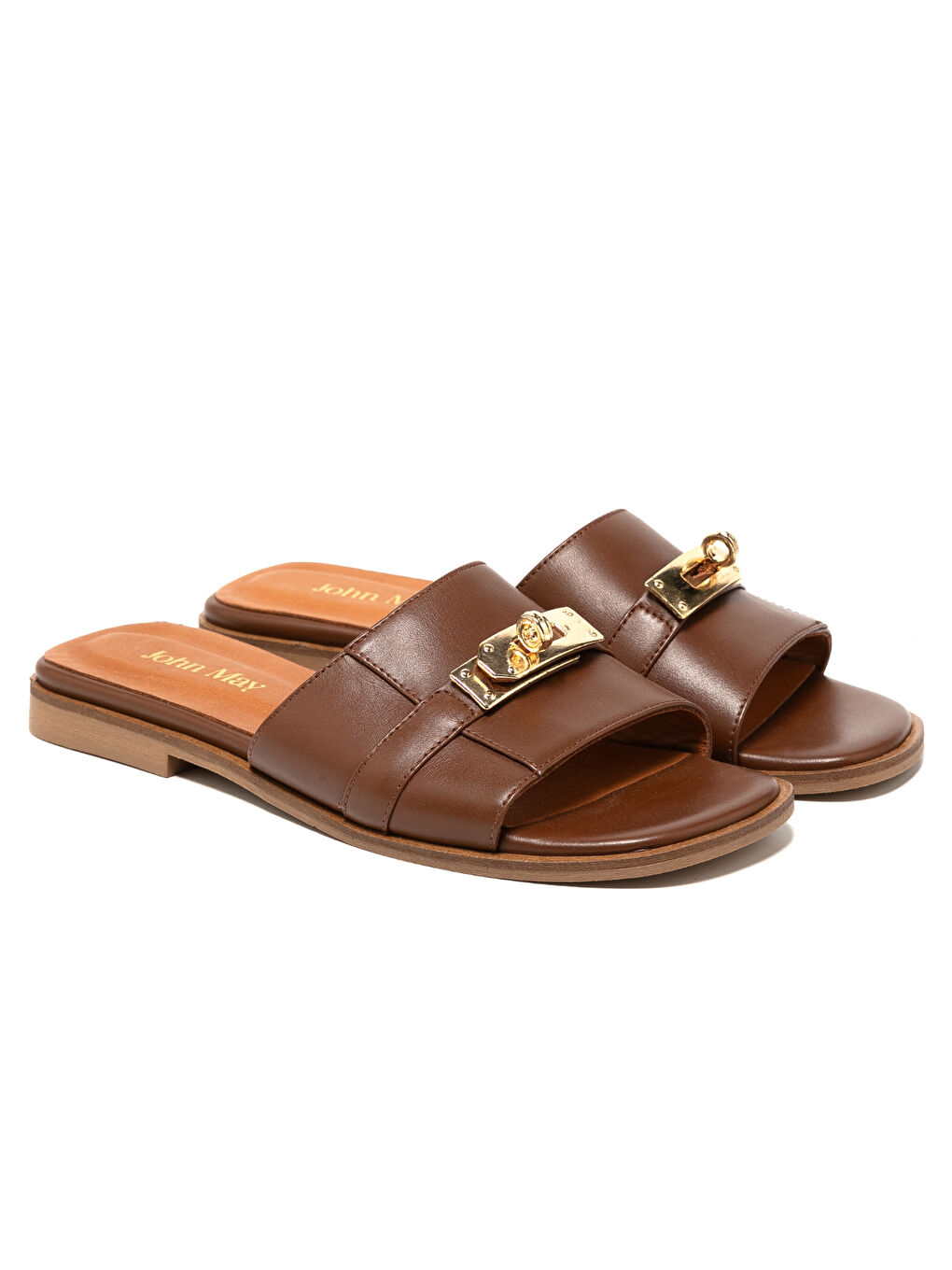 Kahverengi Kadın Terlik MAR-25Y-166-2027 Ceviz-2