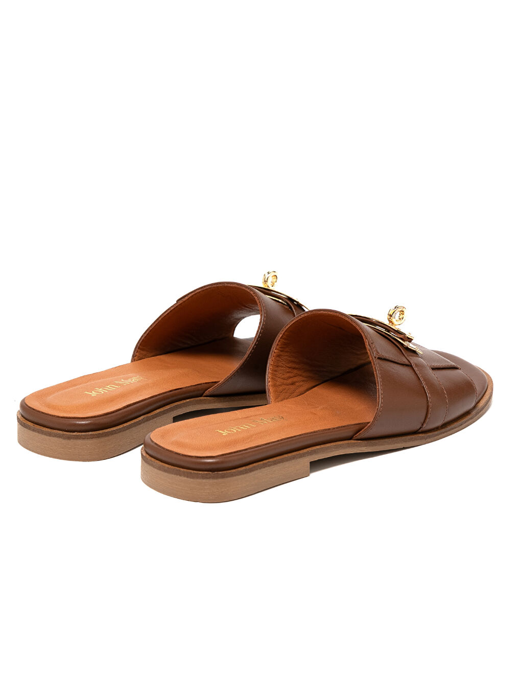 Kahverengi Kadın Terlik MAR-25Y-166-2027 Ceviz-3