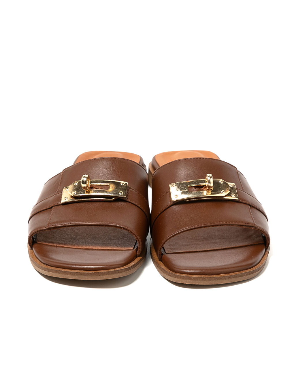 Kahverengi Kadın Terlik MAR-25Y-166-2027 Ceviz-5