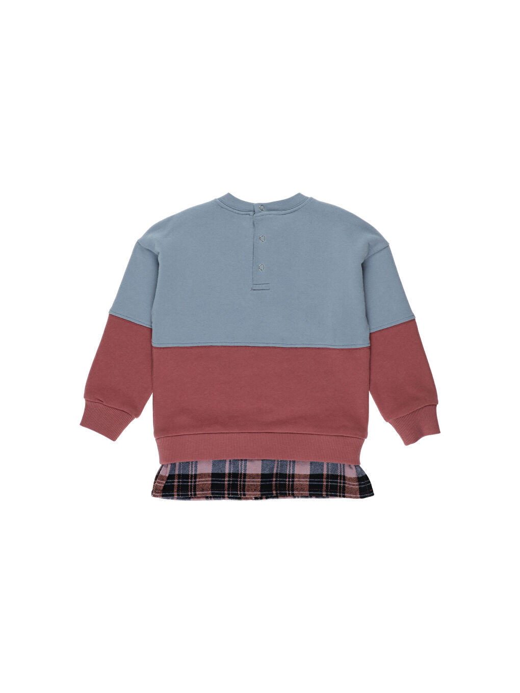 Panço Mavi Erkek Çocuk Blok Renkli Sweatshirt - 6