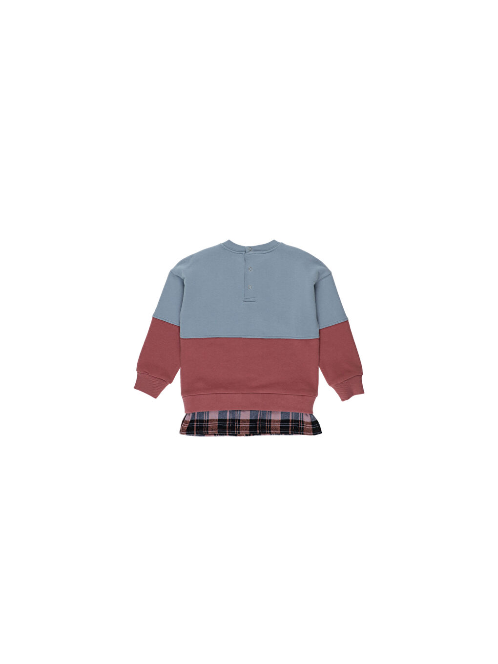 Panço Mavi Erkek Çocuk Blok Renkli Sweatshirt - 8