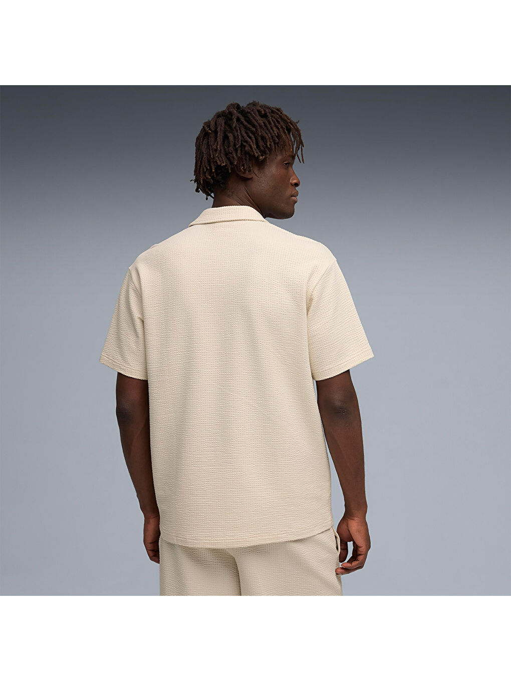 Essential Elevated Material Erkek Pembe Polo Yaka Tişört-1