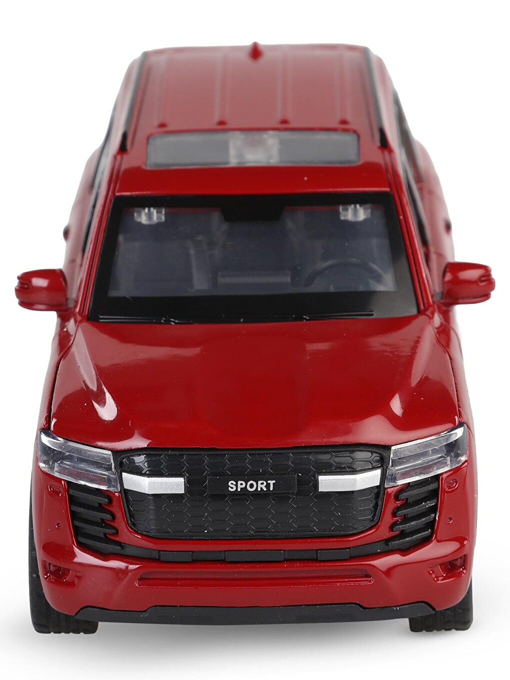 Kut.çek Bırak 1:32 Işıklı Ve Sesli Metal Jeep - Bordo-4
