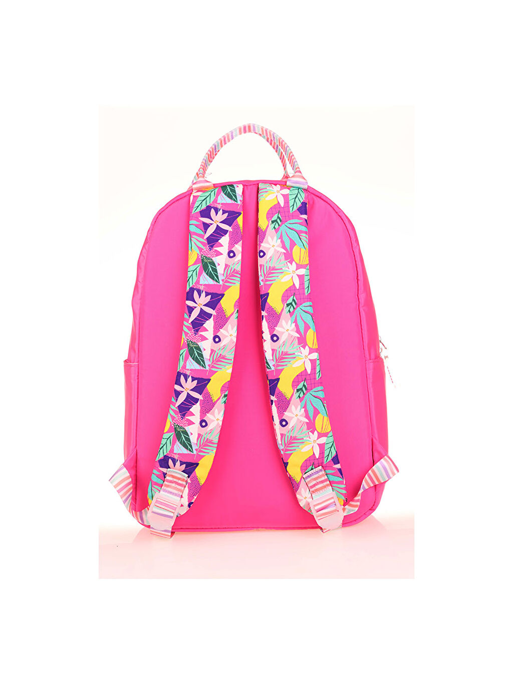 Double Stripe Sırt Çantası Pink K1762-2