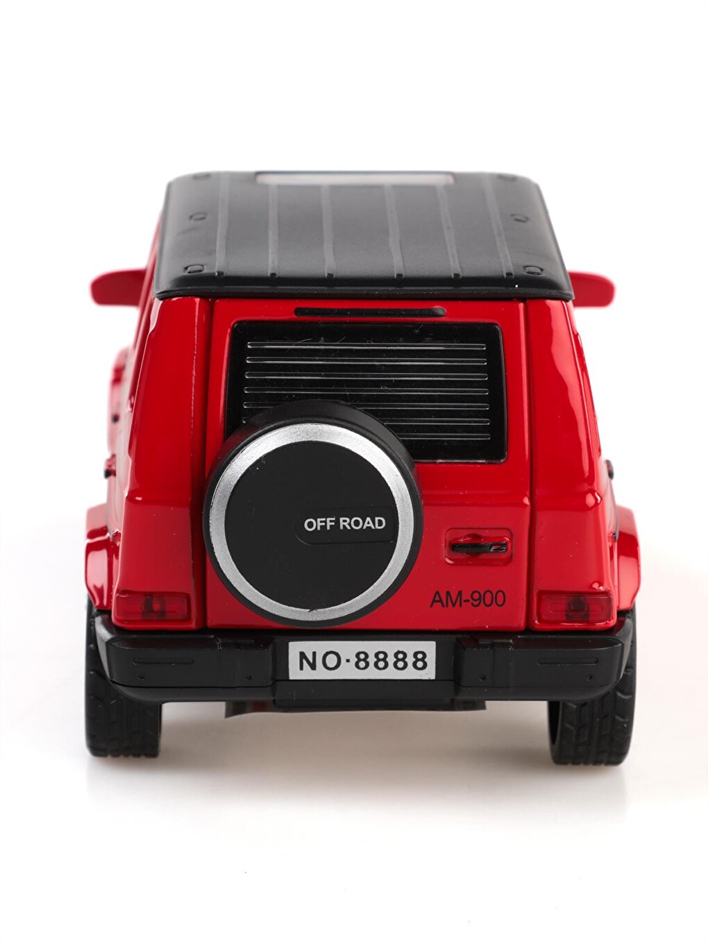 Kut.çek Bırak 1:32 Işıklı Ve Sesli Metal Jeep - Kırmızı-5