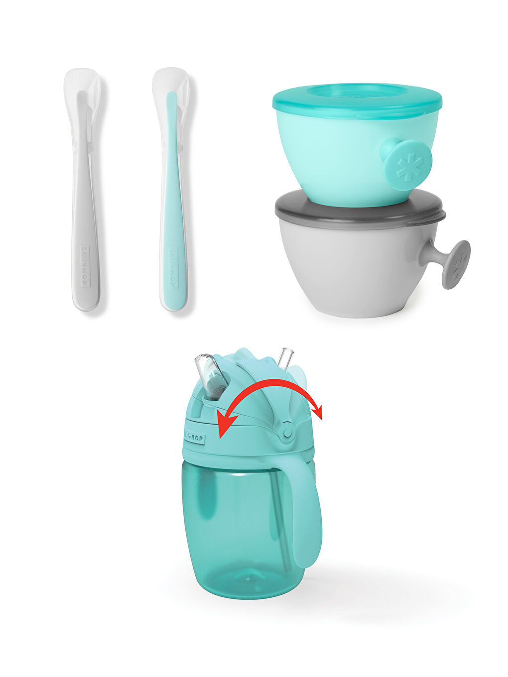 Skip Hop Easy Feed Mama Kase-Kaşık Suluk Seti