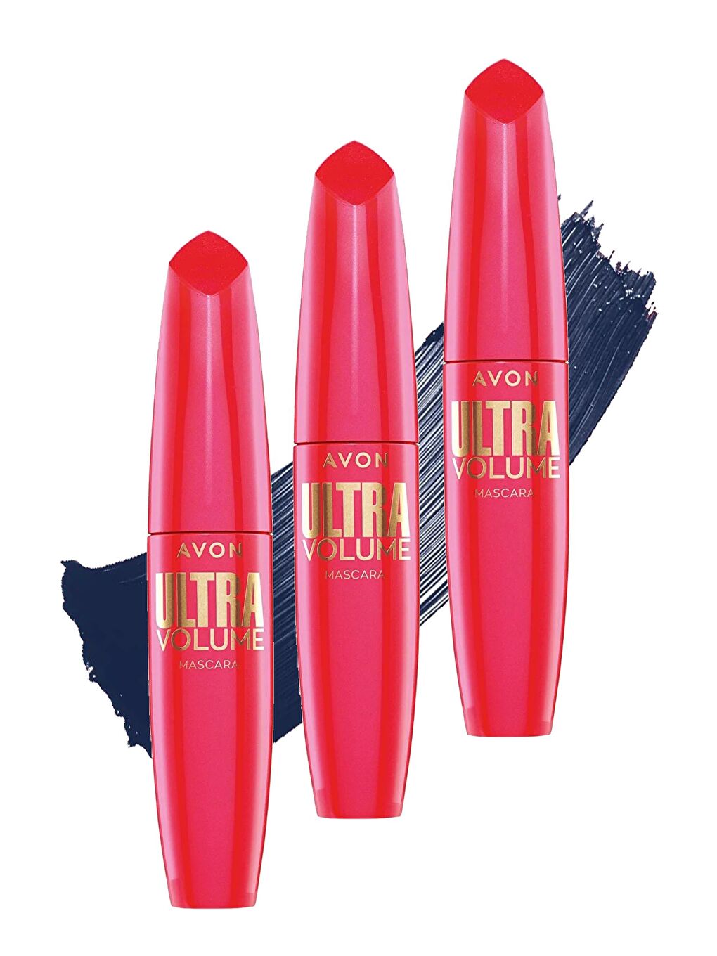 AVON Renksiz True Colour Ultra Volume Lash Magnify Mascara Navy 3'lü Set