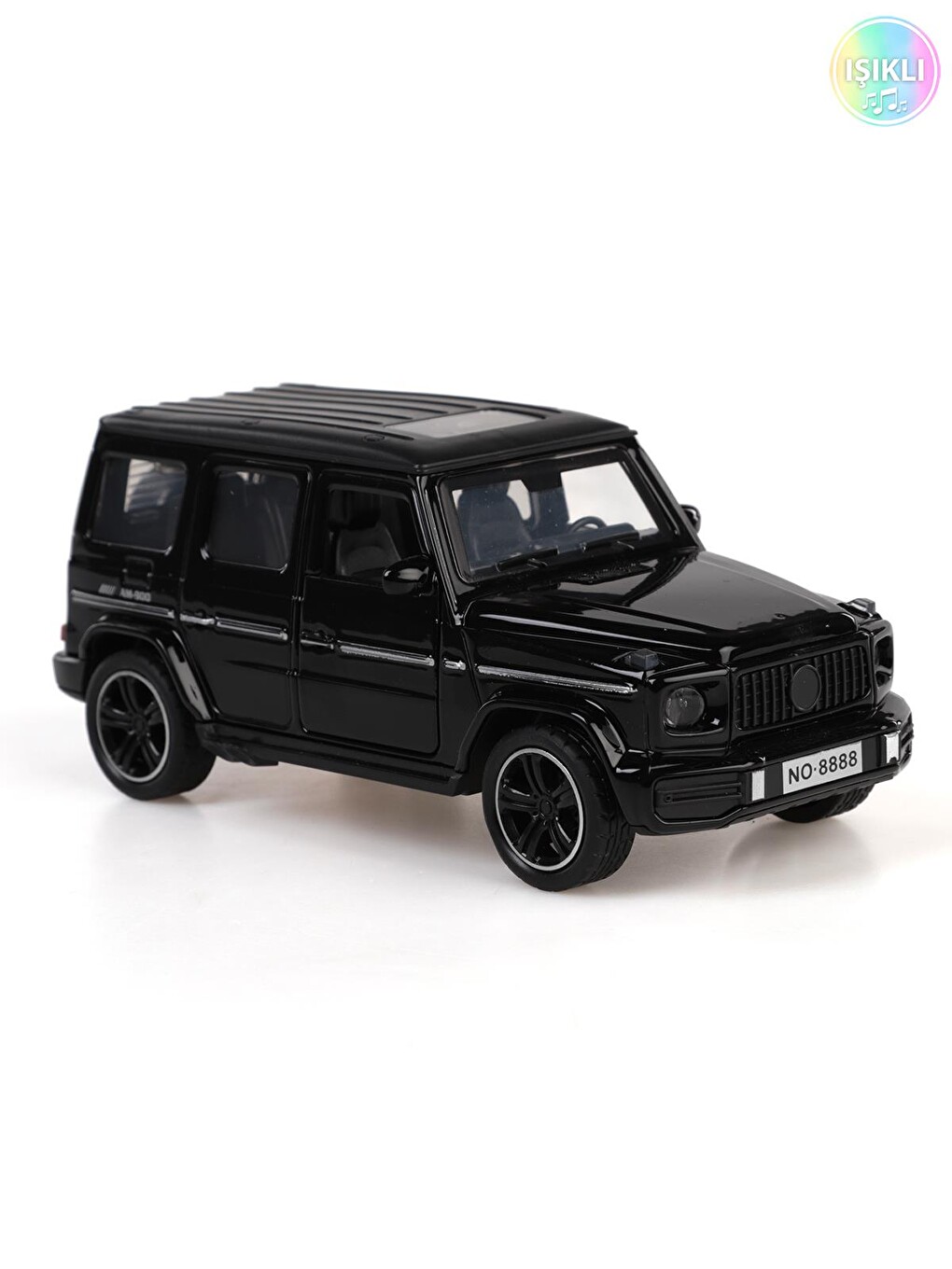 Kut.çek Bırak 1:32 Işıklı Ve Sesli Metal Jeep - Siyah-4