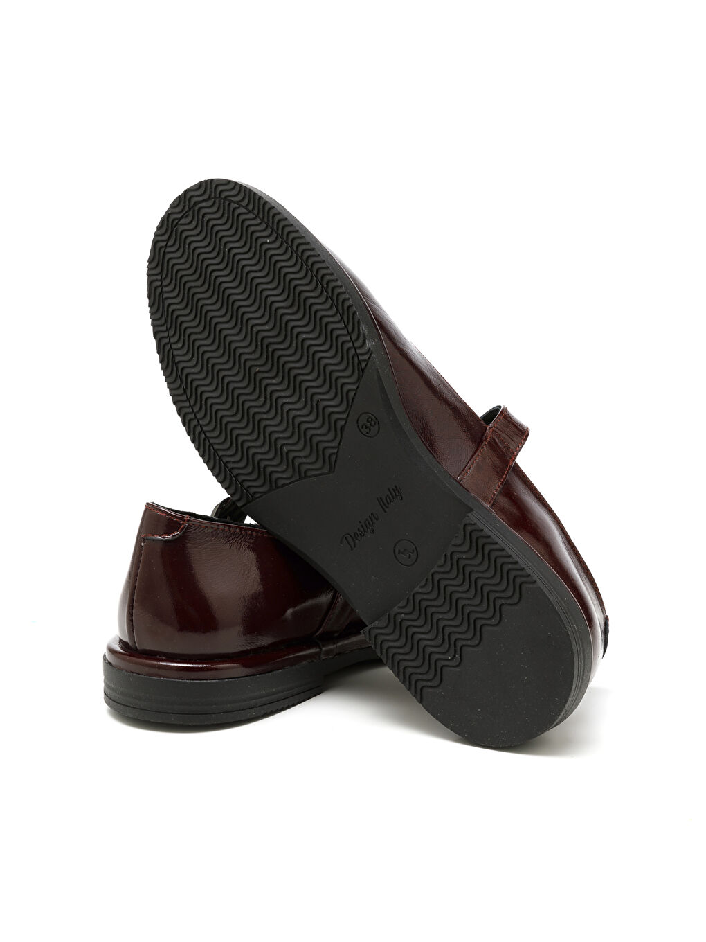 Kadın Sandalet RC-25Y-001-R40206 582-Bordo Rugan-4