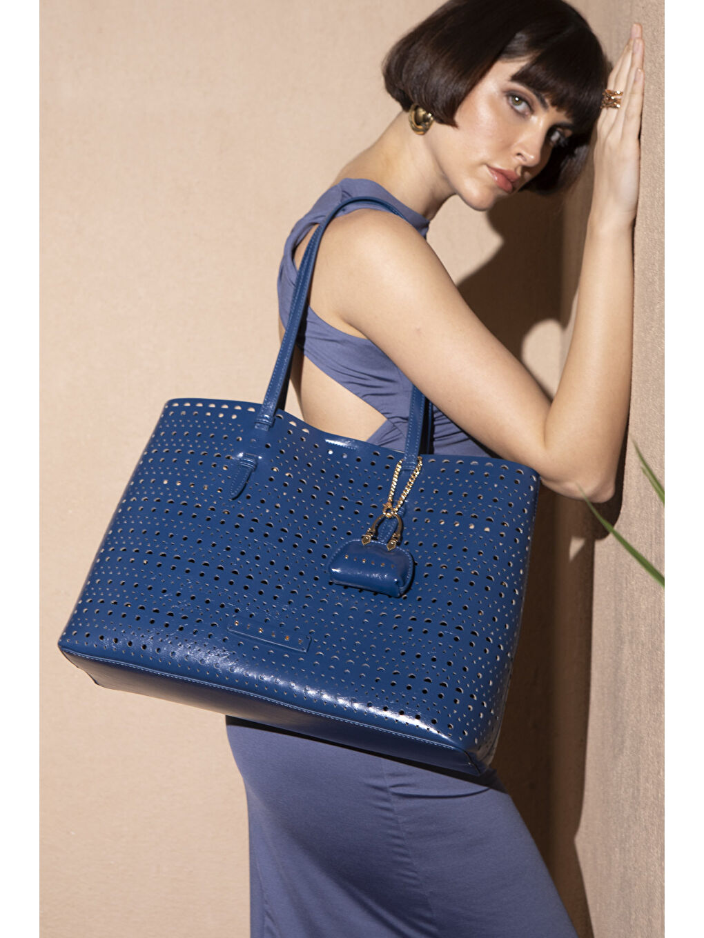 Kadin Kol Çantasi Mavi SLY169-1