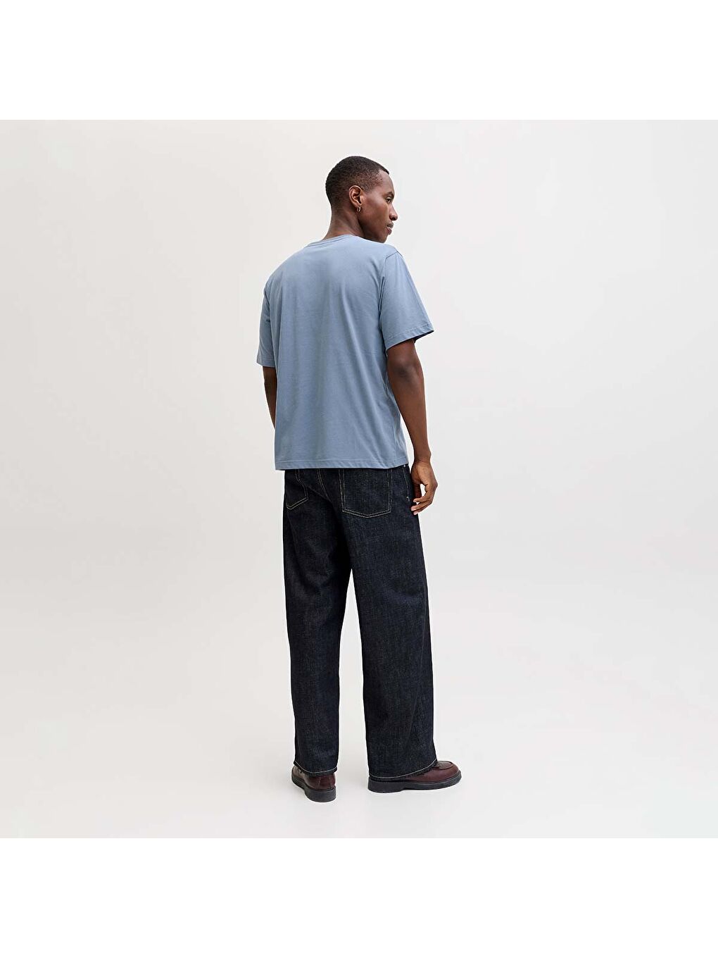 Archive Graphic Erkek Mavi Tişört-1