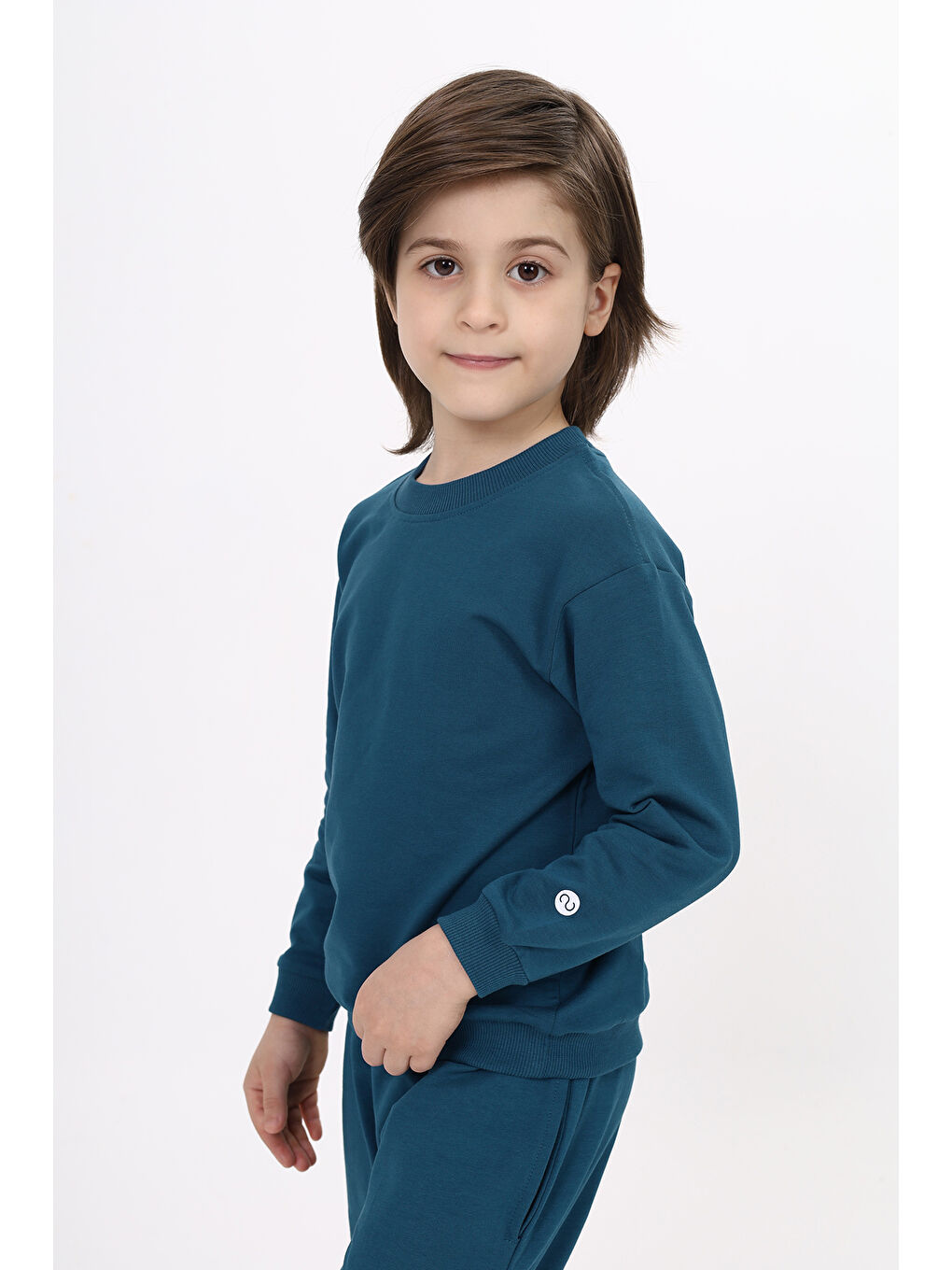 Toontoykids Petrol Erkek Çocuk Baskılı Sweatshirt - 1