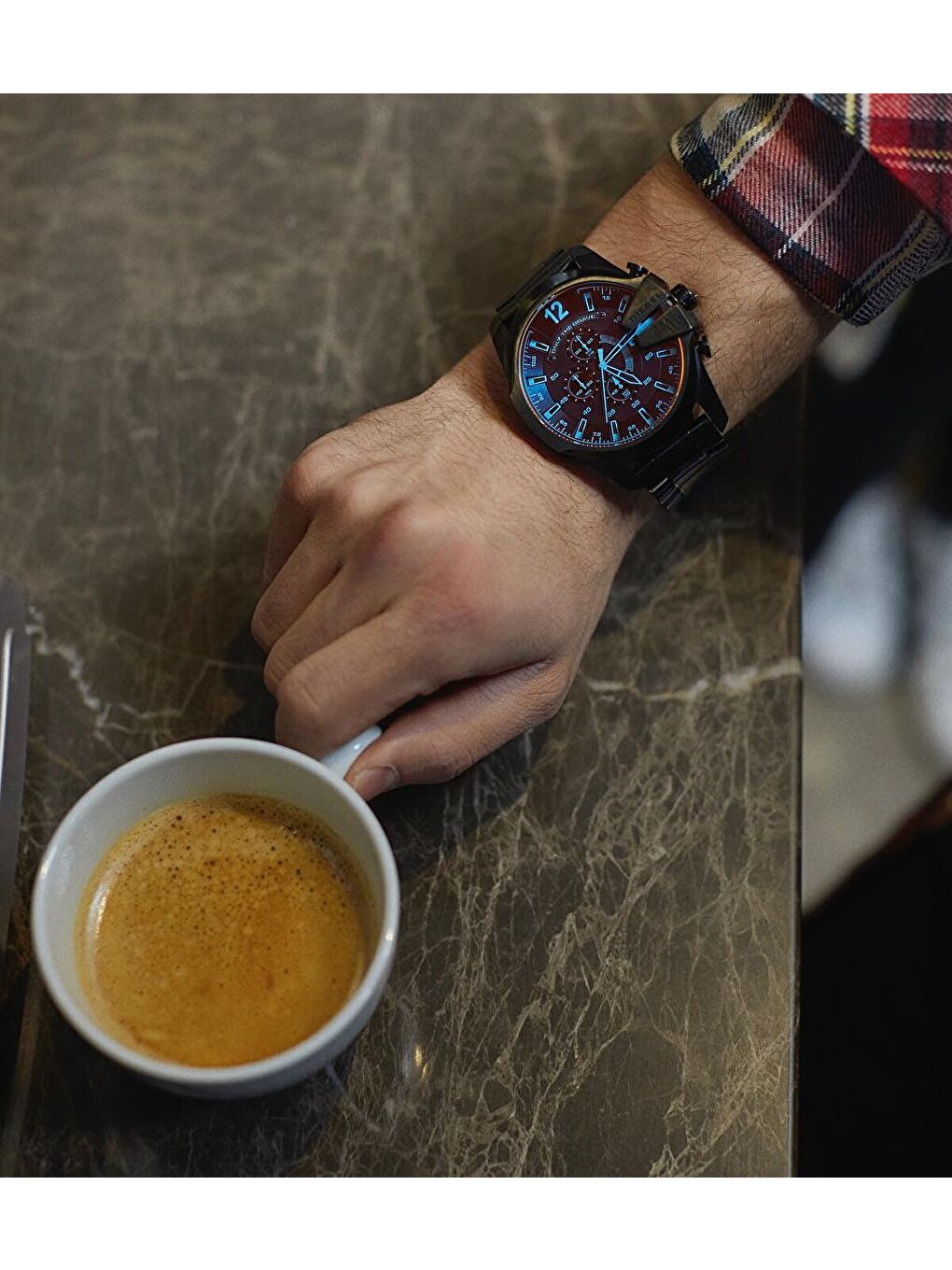 Siyah DZ4318 Erkek Kol Saati-3