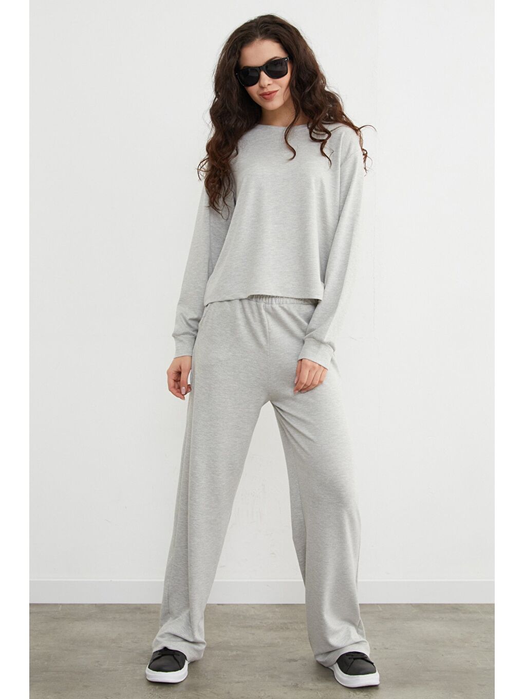 Gri Basic Modal 2 Li Takım
