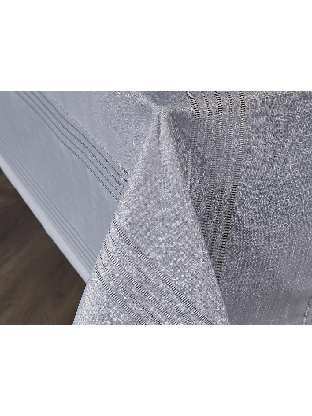 Karışık Corvver 26 Parça Dertsiz Masa Örtüsü Takımı Gri-1