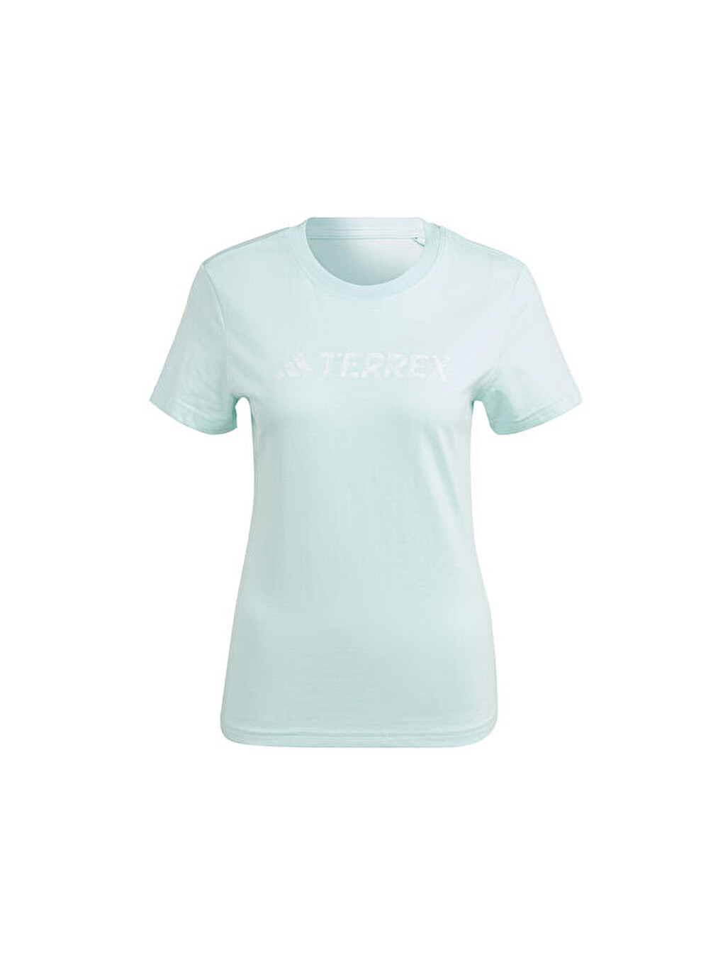 W Logo Tee Kadın Antrenman Tişörtü Hy1713 Mavi-3