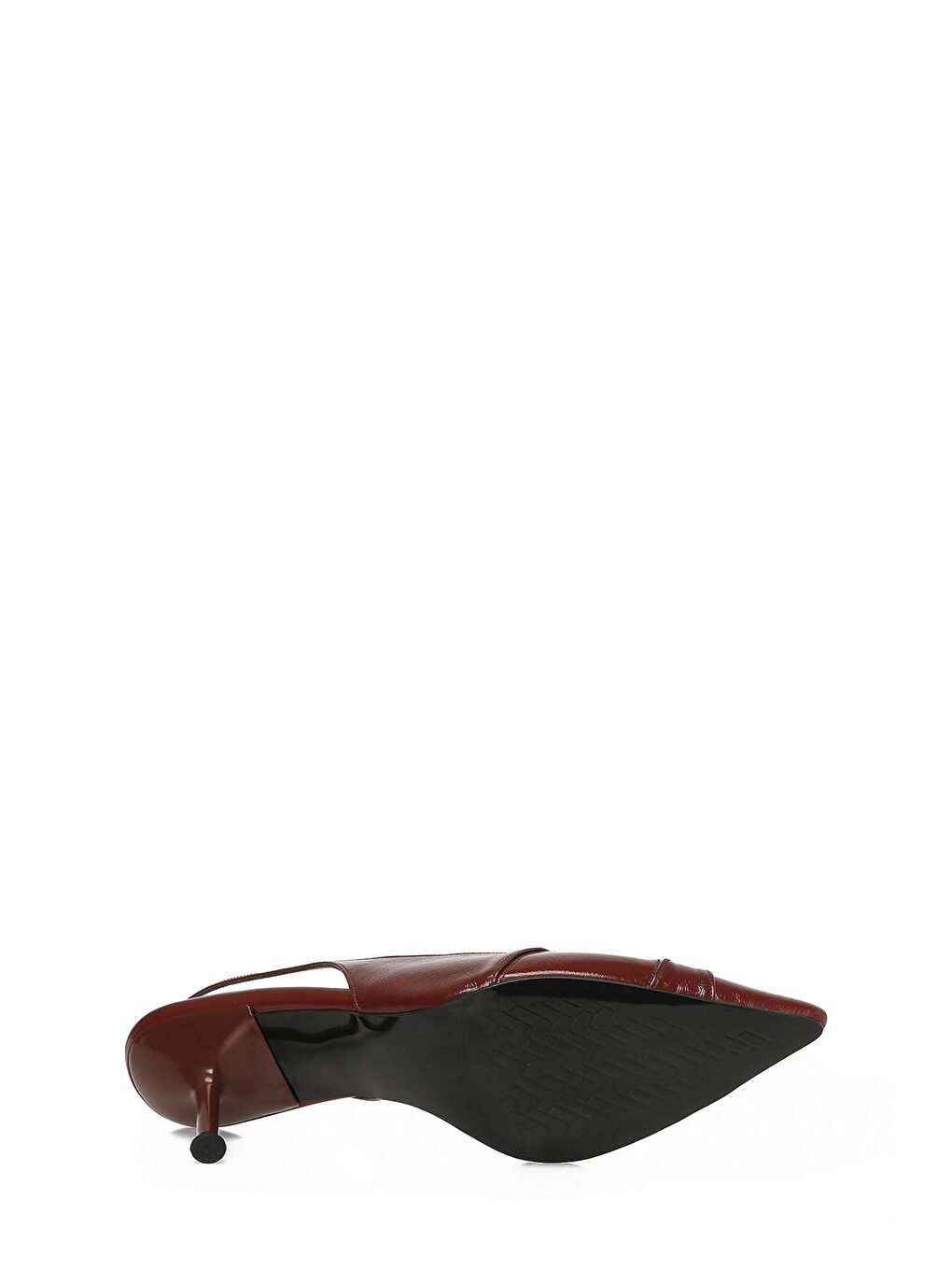 26S-603 Bordo Kadın Topuklu Ayakkabı-5