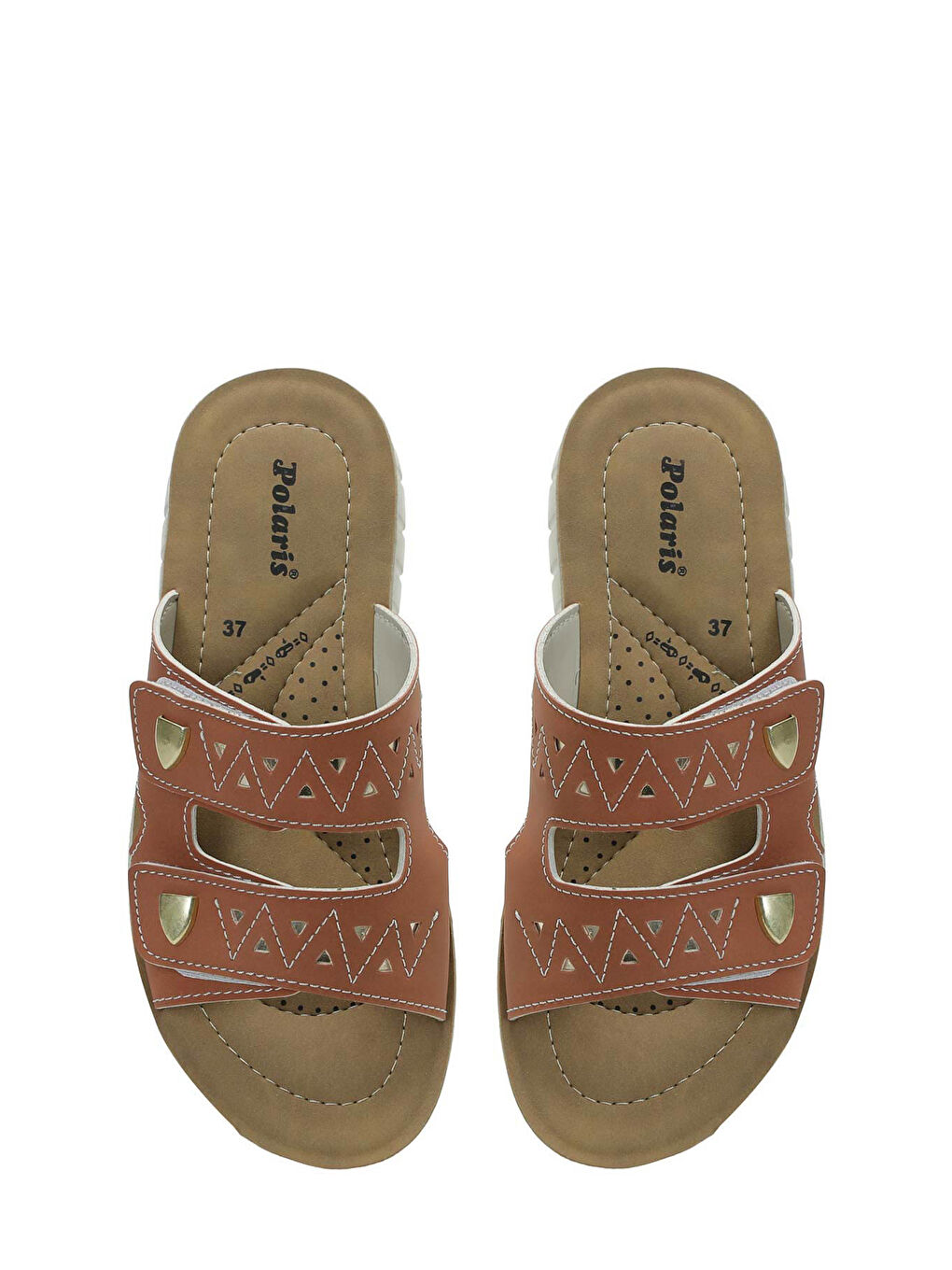 Turuncu 409005.Z Kiremit Kadın Terlik-3