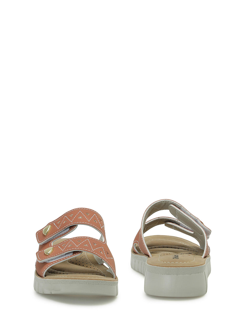 Turuncu 409005.Z Kiremit Kadın Terlik-4