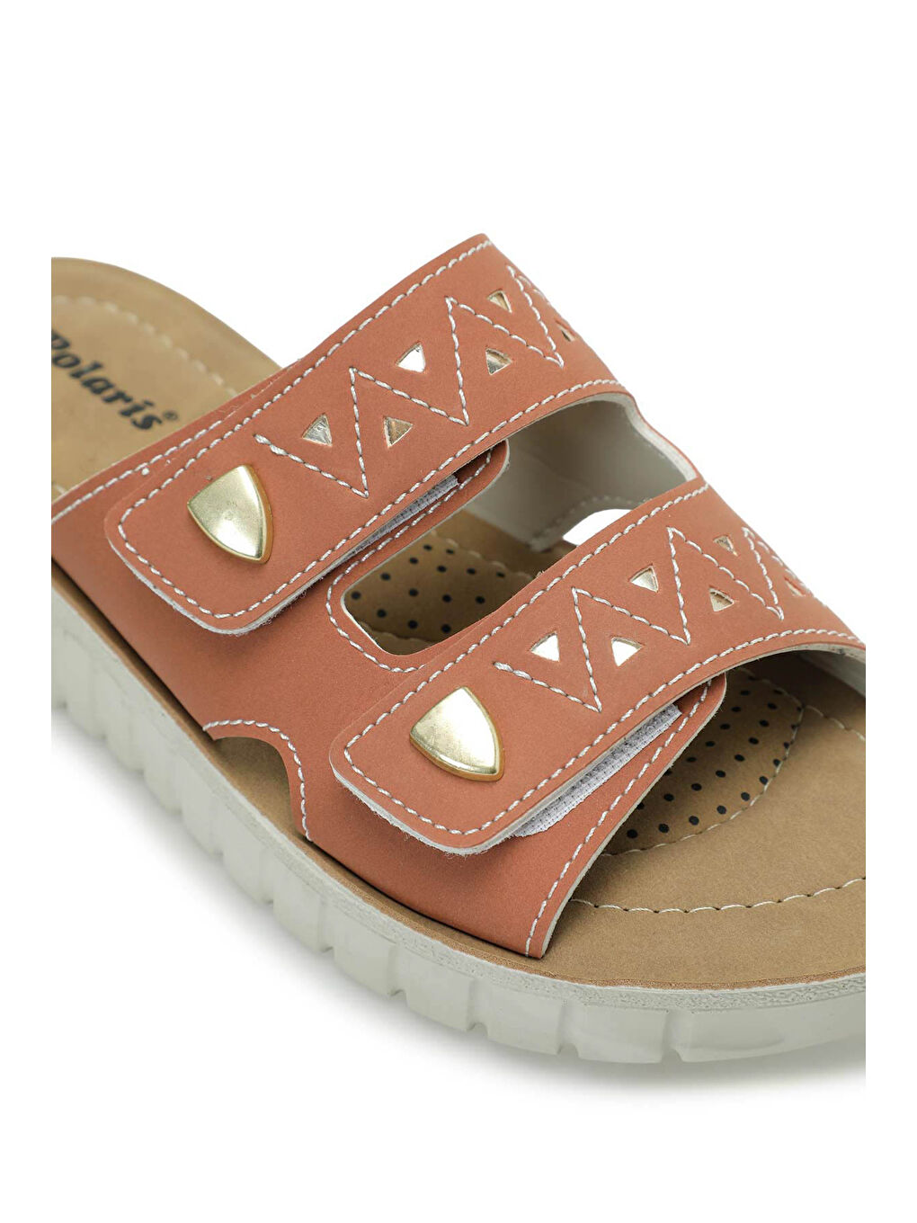 Turuncu 409005.Z Kiremit Kadın Terlik-6