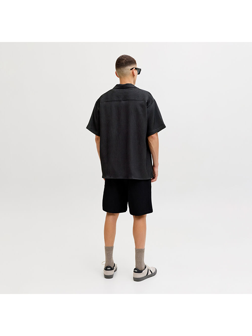 Harrison Resort Erkek Siyah Polo Yaka Gömlek-1