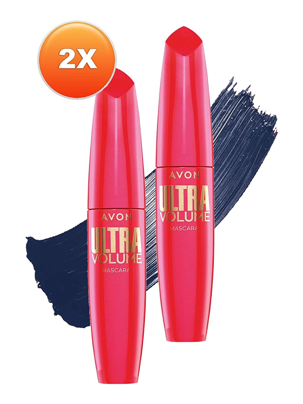 AVON Renksiz True Colour Ultra Volume Lash Magnify Mascara Navy 2'li Set - 1