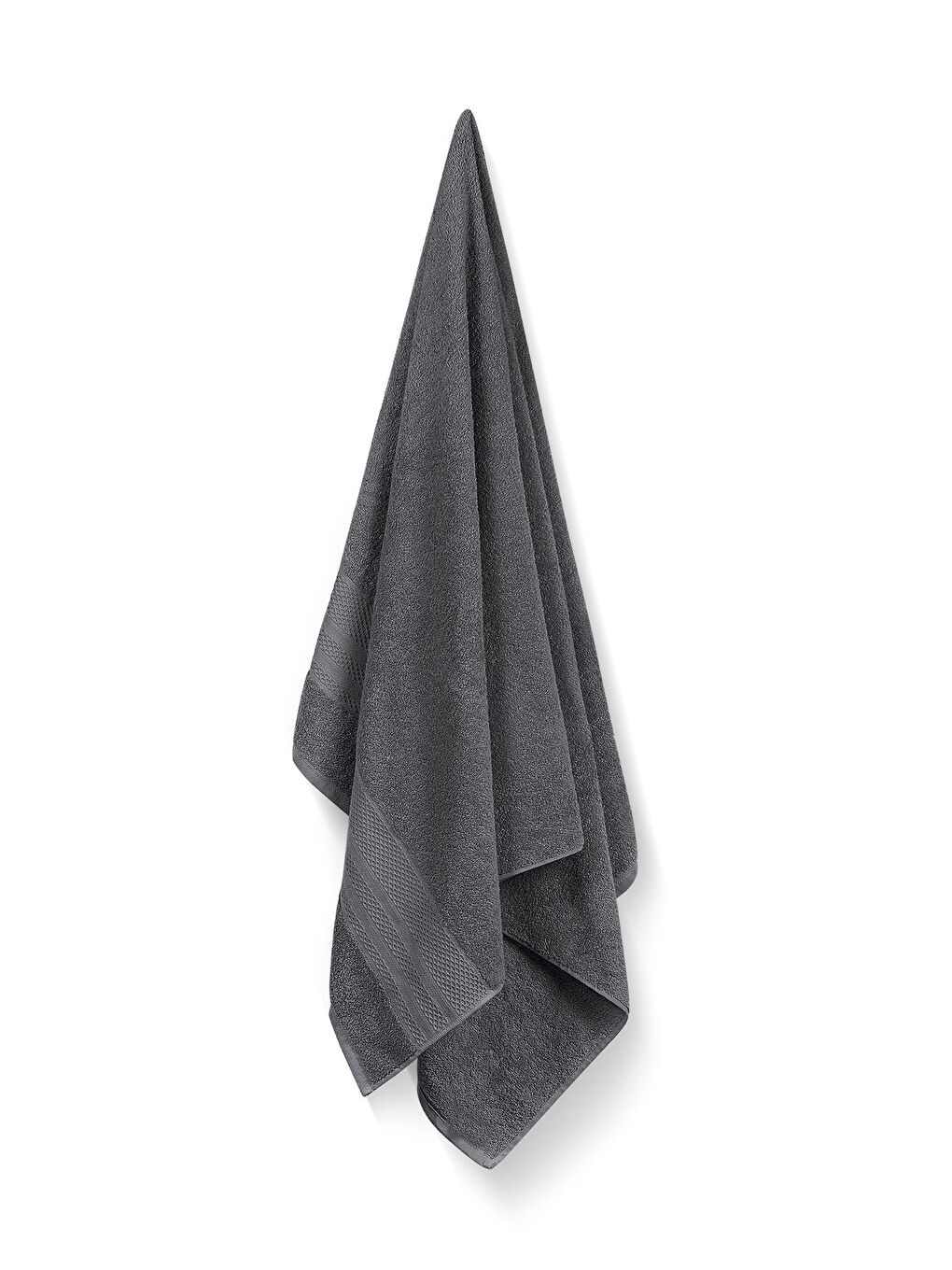 Softy - %100 Pamuklu Ekstra Yumuşak Vücut Havlusu 70X140 Cm Antrasit-1