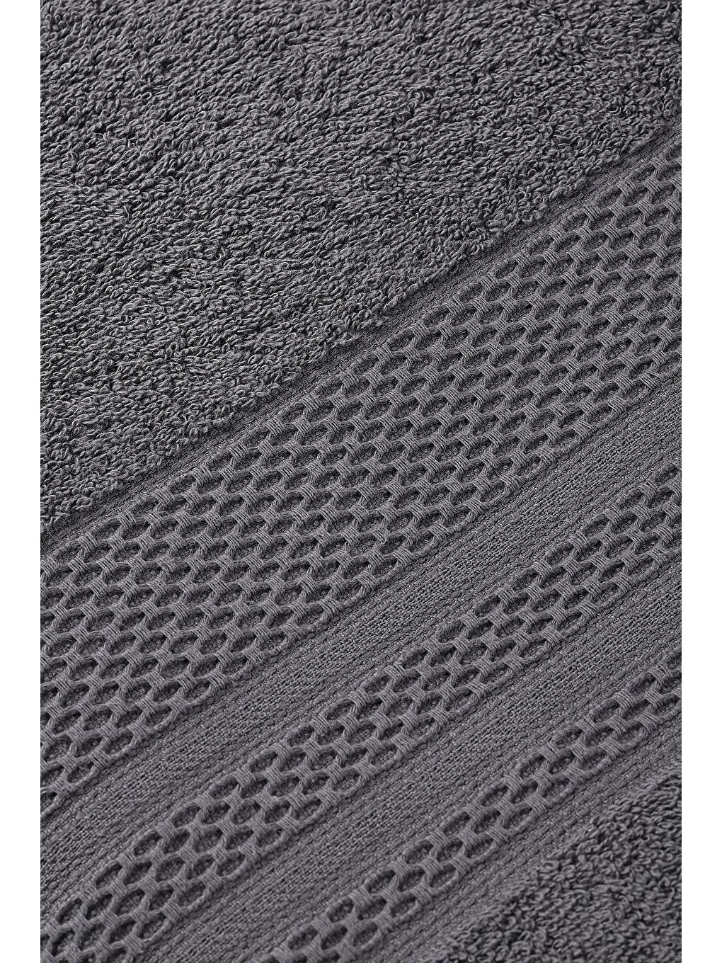 Softy - %100 Pamuklu Ekstra Yumuşak Vücut Havlusu 70X140 Cm Antrasit-2