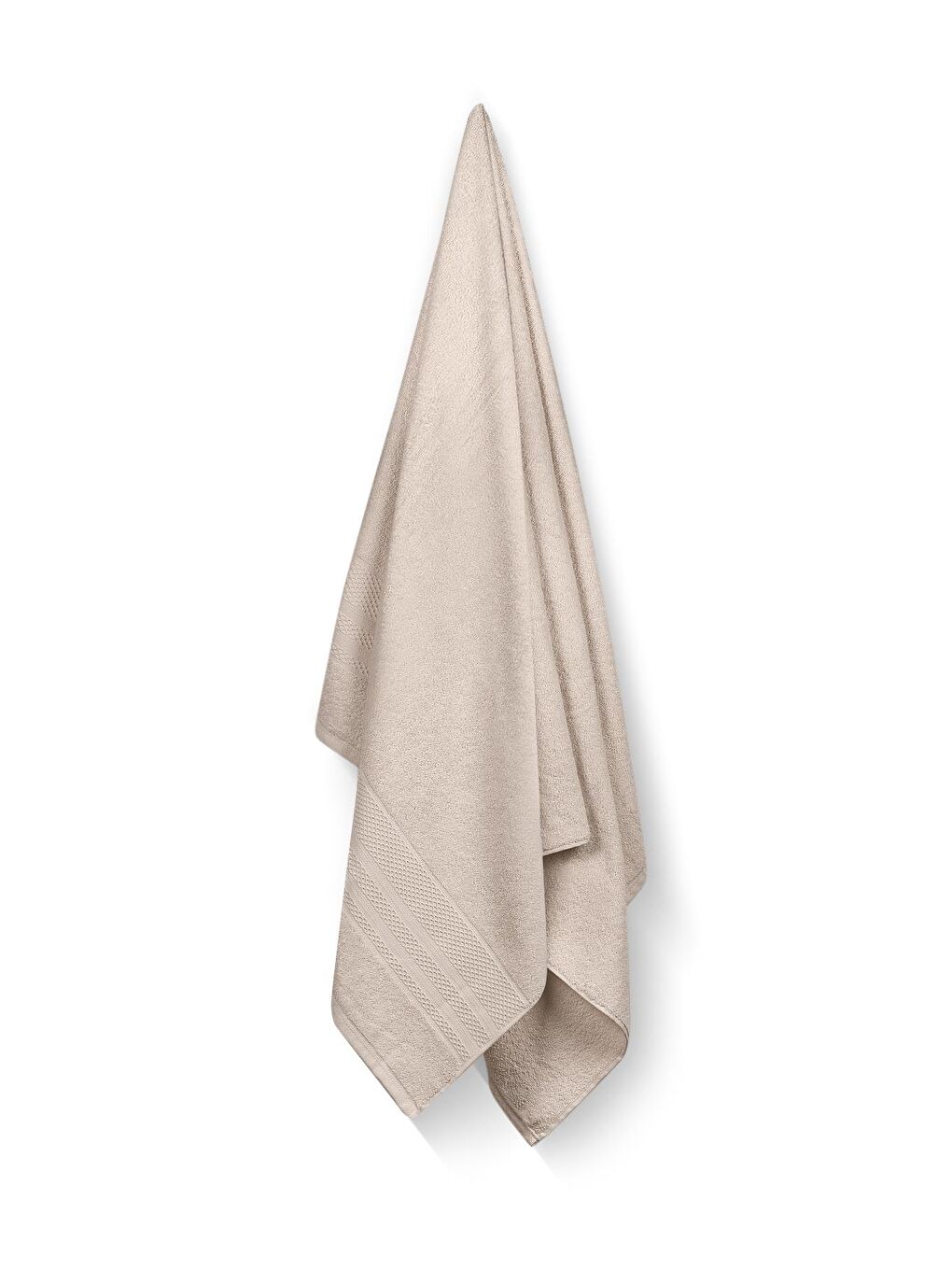 Bluenity Softy - %100 Pamuklu Ekstra Yumuşak Vücut Havlusu 70X140 Cm Bej - 1