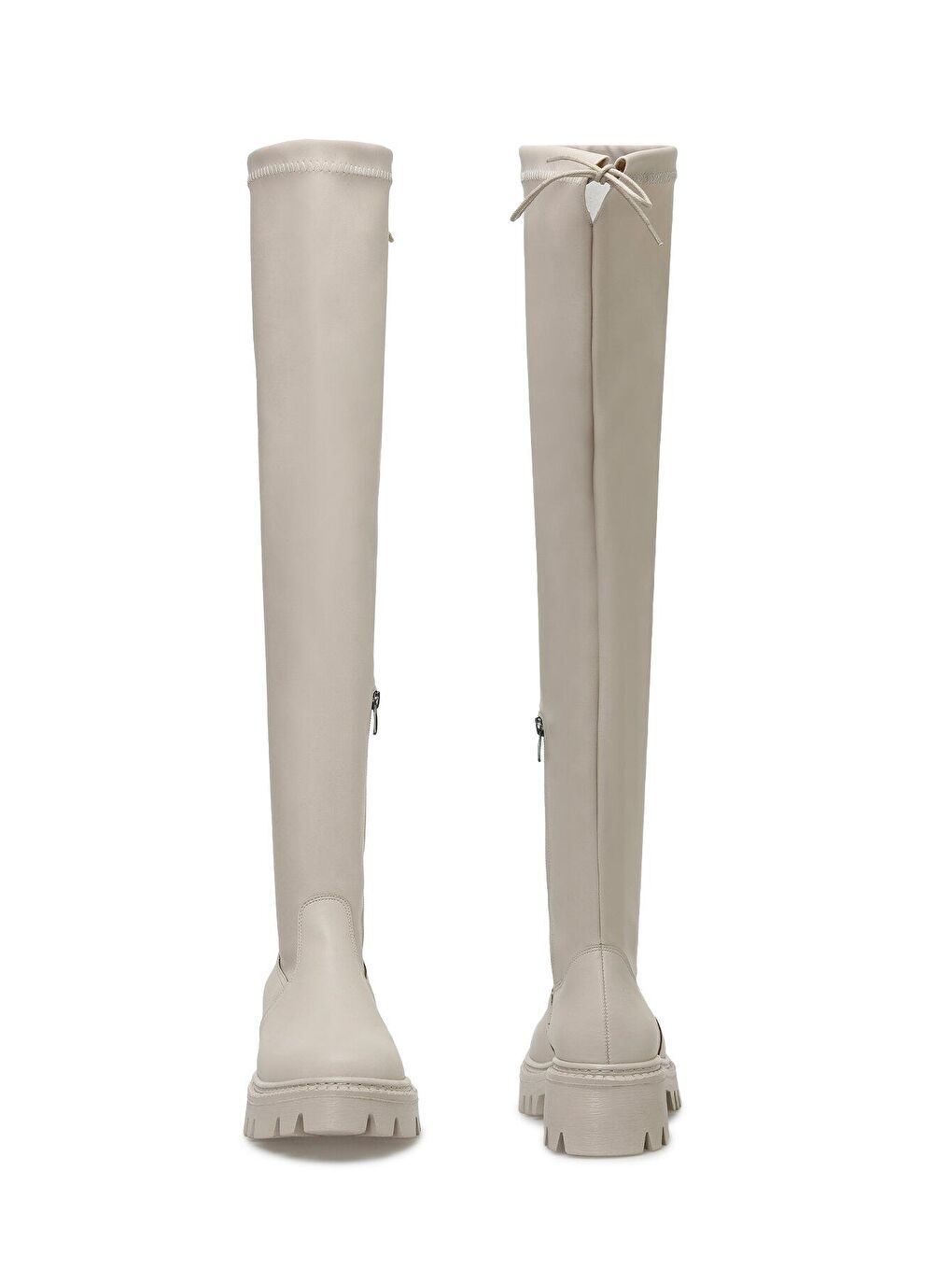 NOVA 3PR Bej Kadın Çizme-3