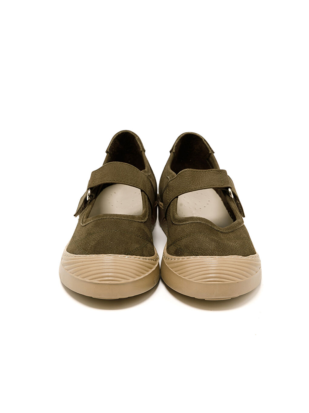 Yeşil Kadın Sneaker ( Günlük) MAR-25Y-238-1031 Haki Nubuk-3