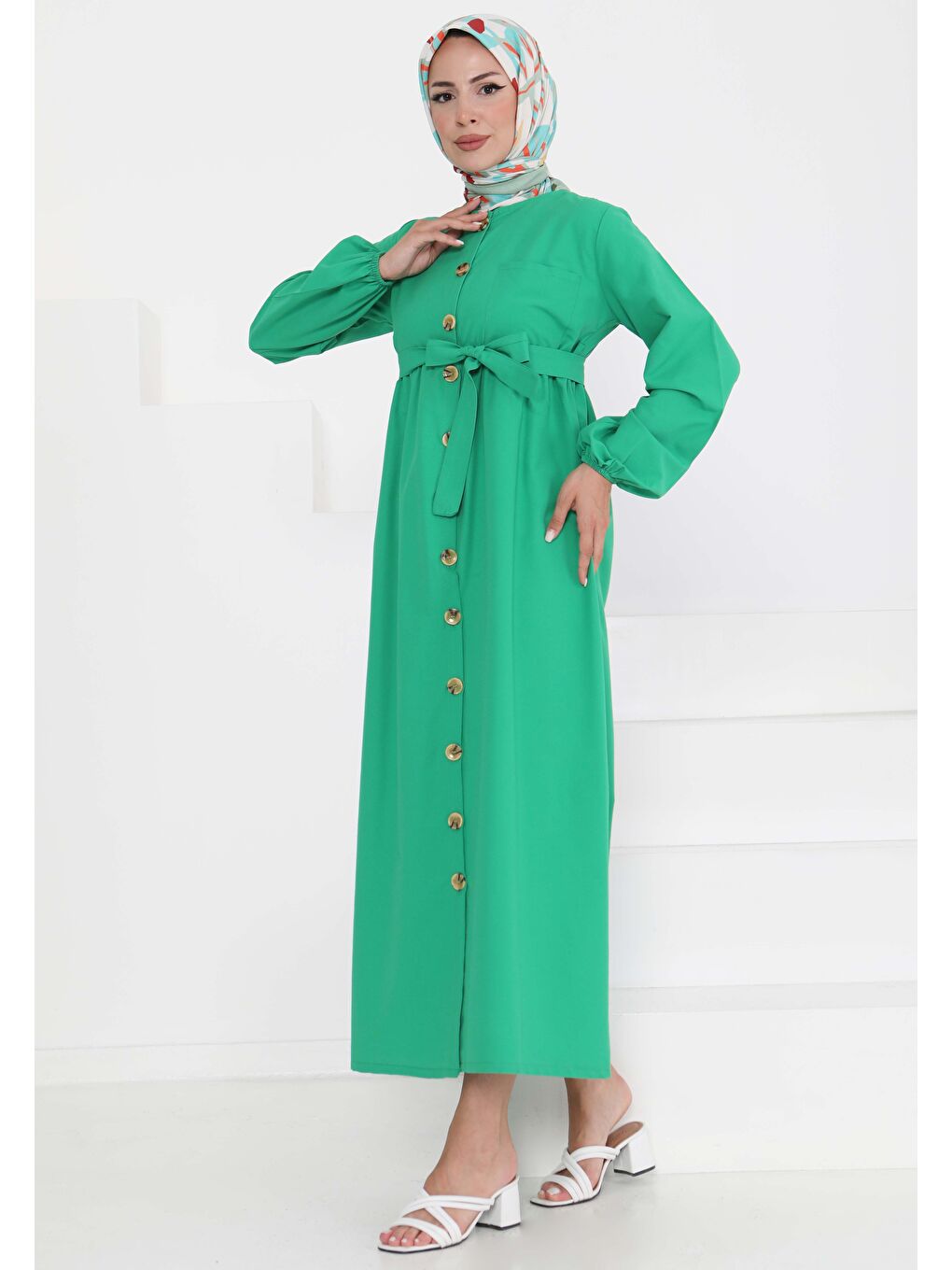 Yeşil Elbise Yesil - 27289-2