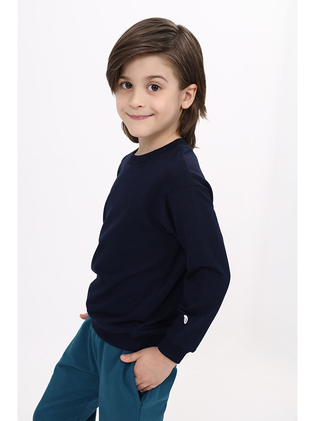 Toontoykids Lacivert Erkek Çocuk Baskılı Sweatshirt - 1