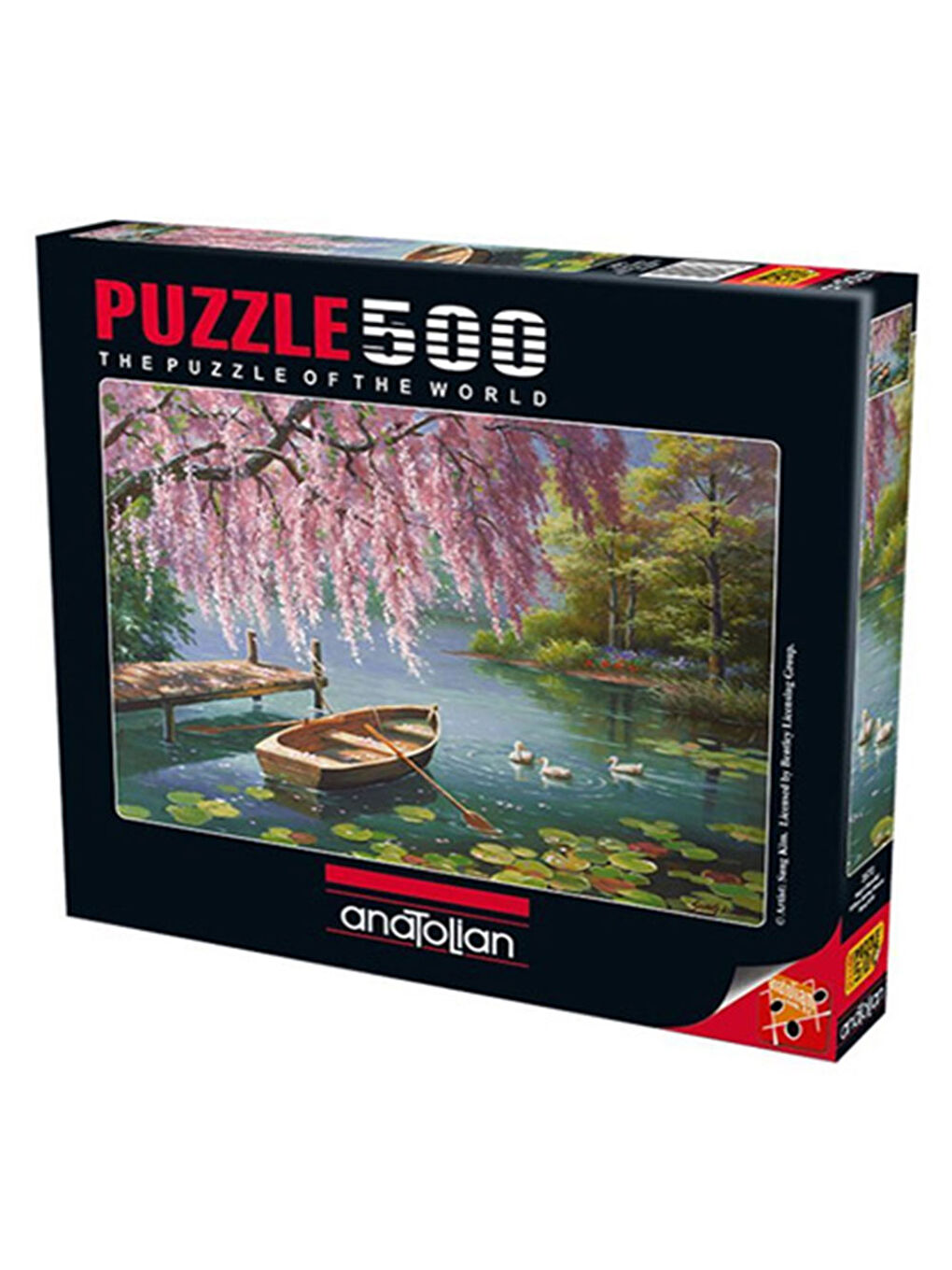 Anatolian Renksiz Puzzle 500 Parça Söğüt Güzelliği 3573 - 1