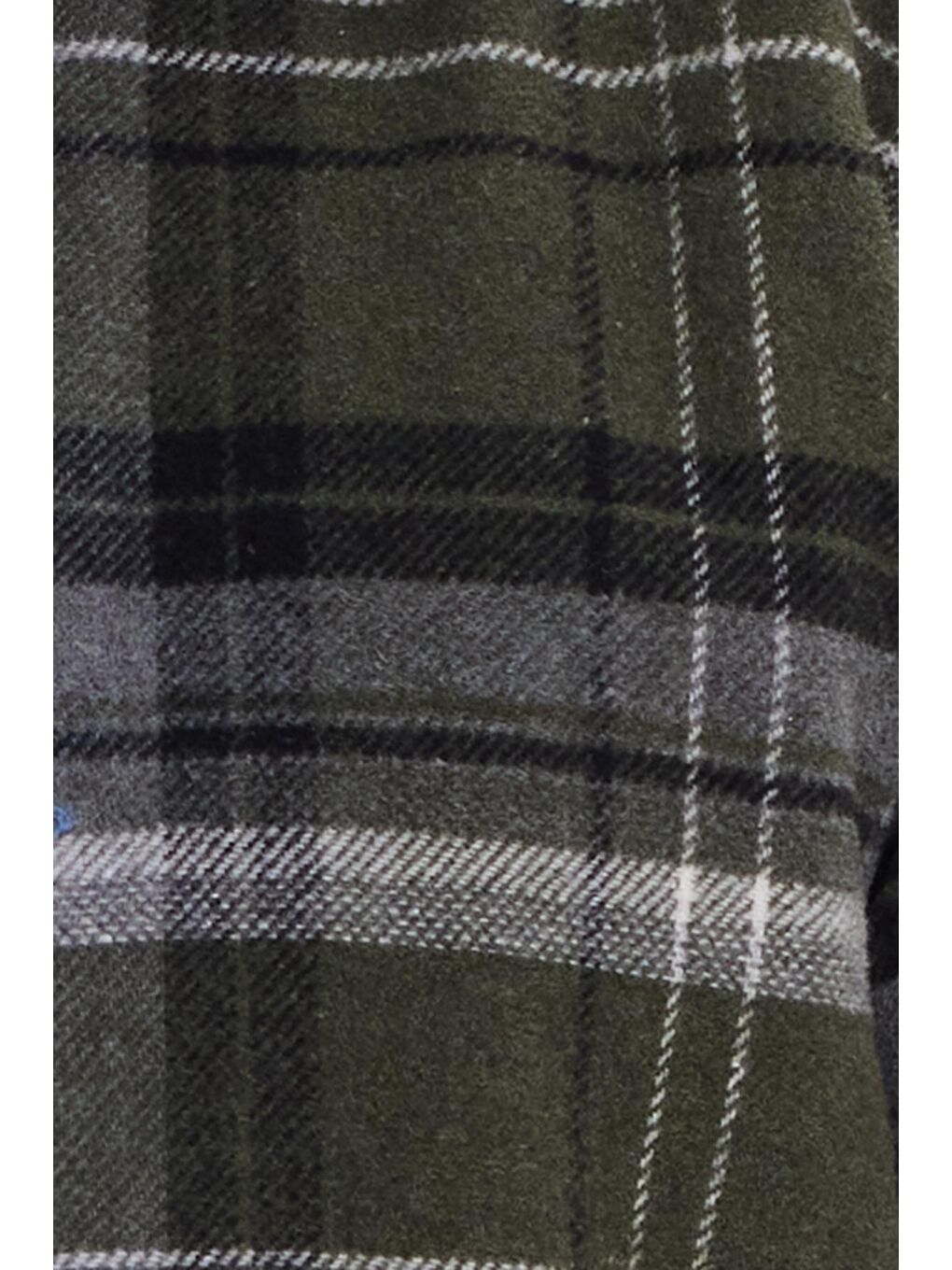 Karışık Erkek Slim Fit Dar Kesim Kareli Kışlık Oduncu Gömlek-5