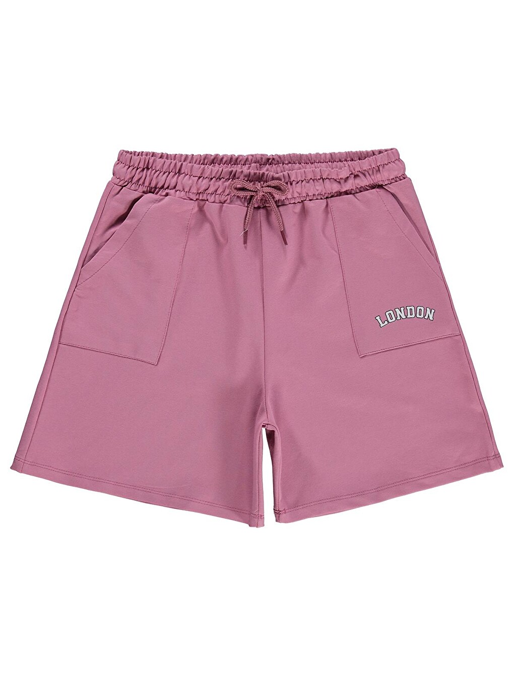 Girls London Baskılı 10-13 Yaş Şort - Pembe