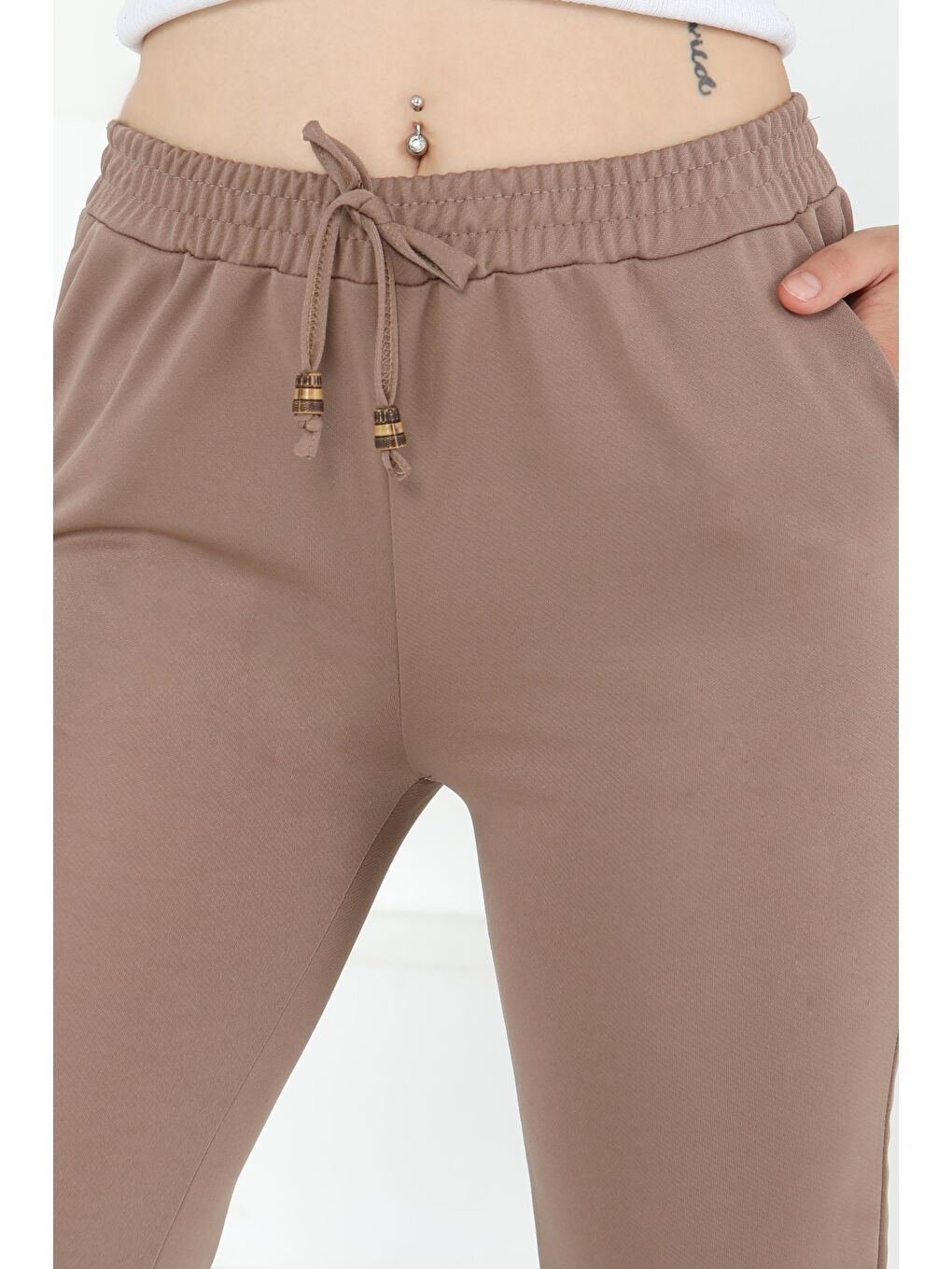 Kahverengi Havuç Pantolon Koyu Vizon - 27076-3