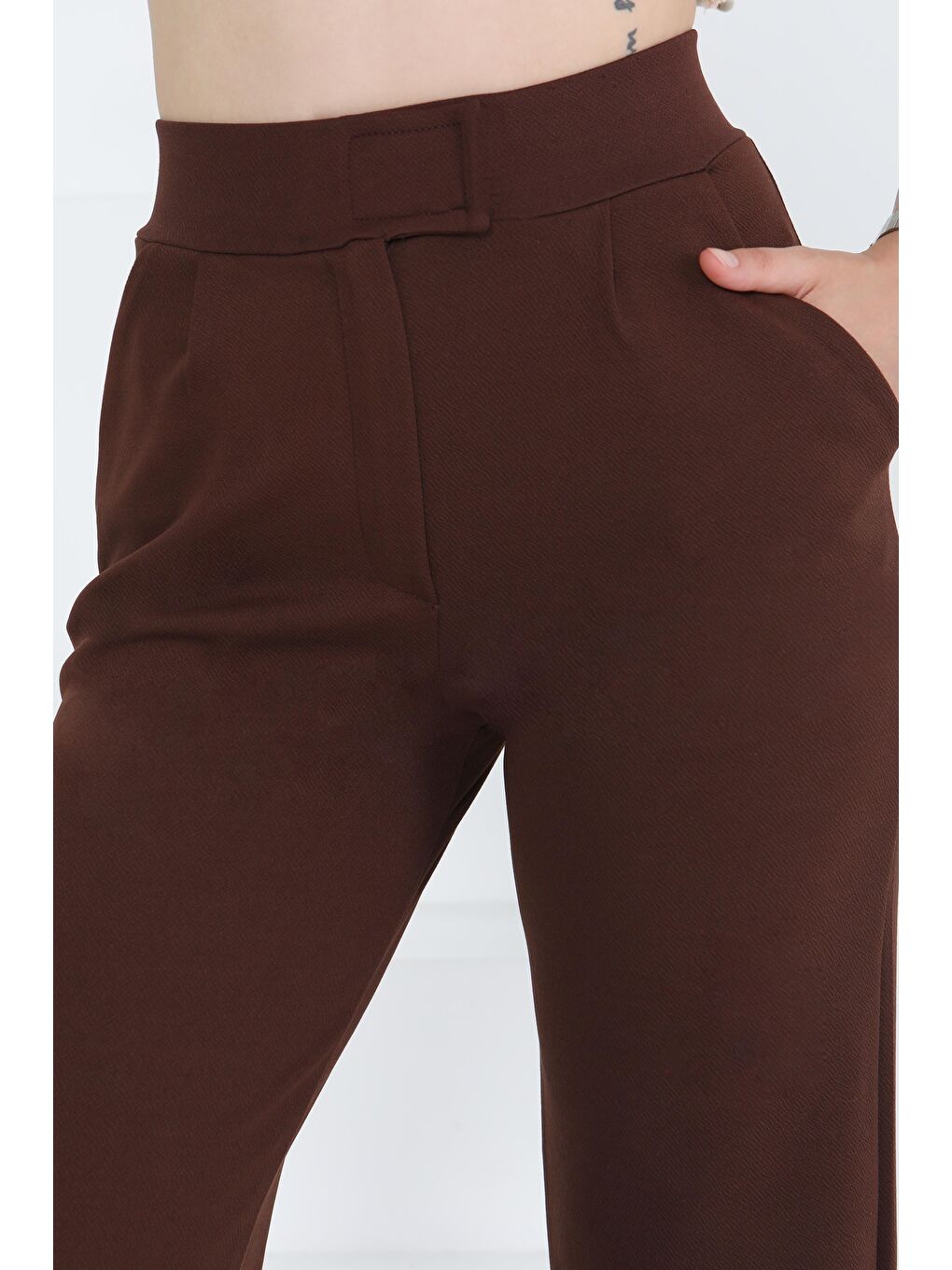 Kahverengi Cırtlı Spor Pantolon Kahve - 27351-3