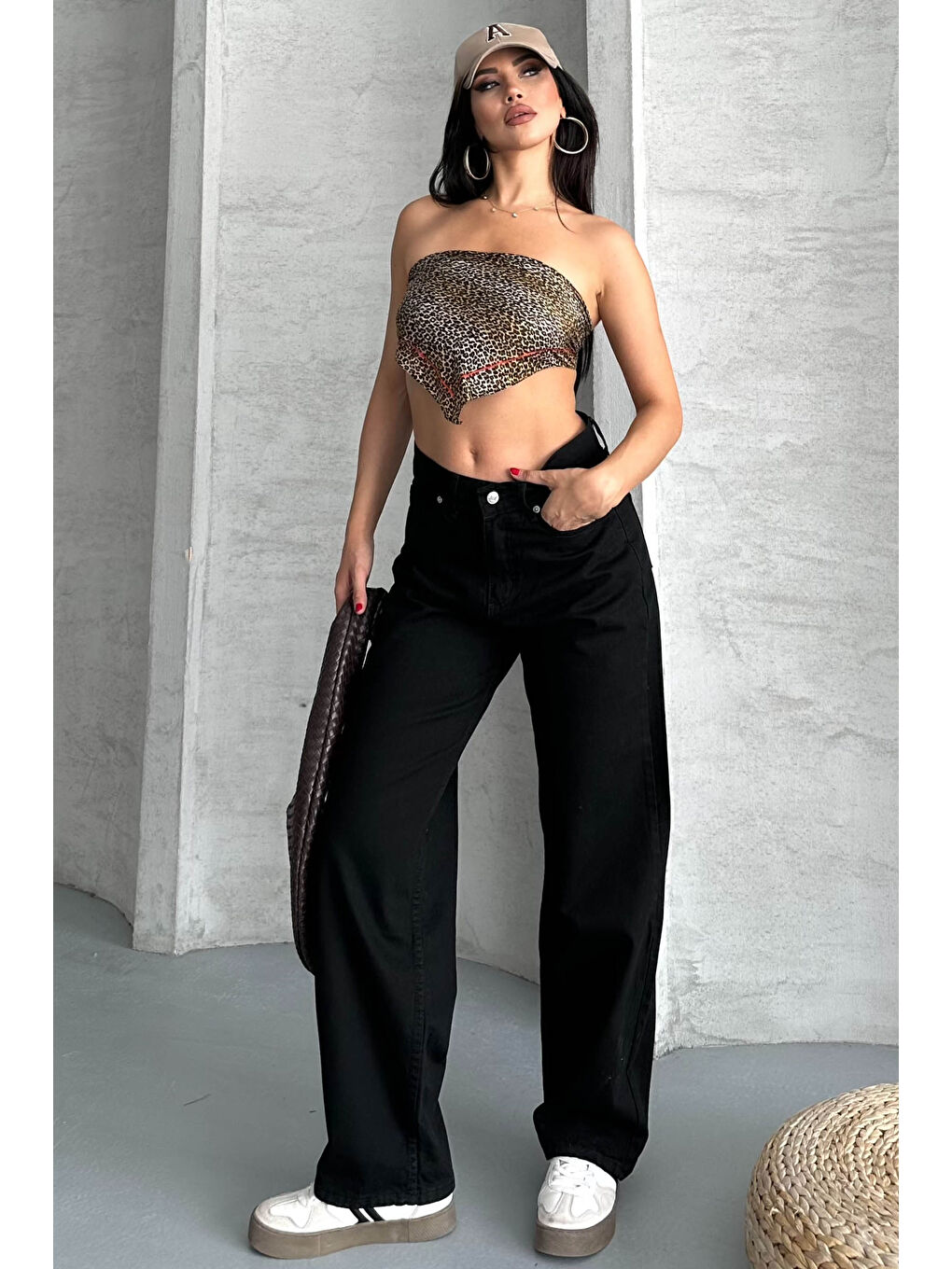 palazzo Pantolon Siyah - 27298