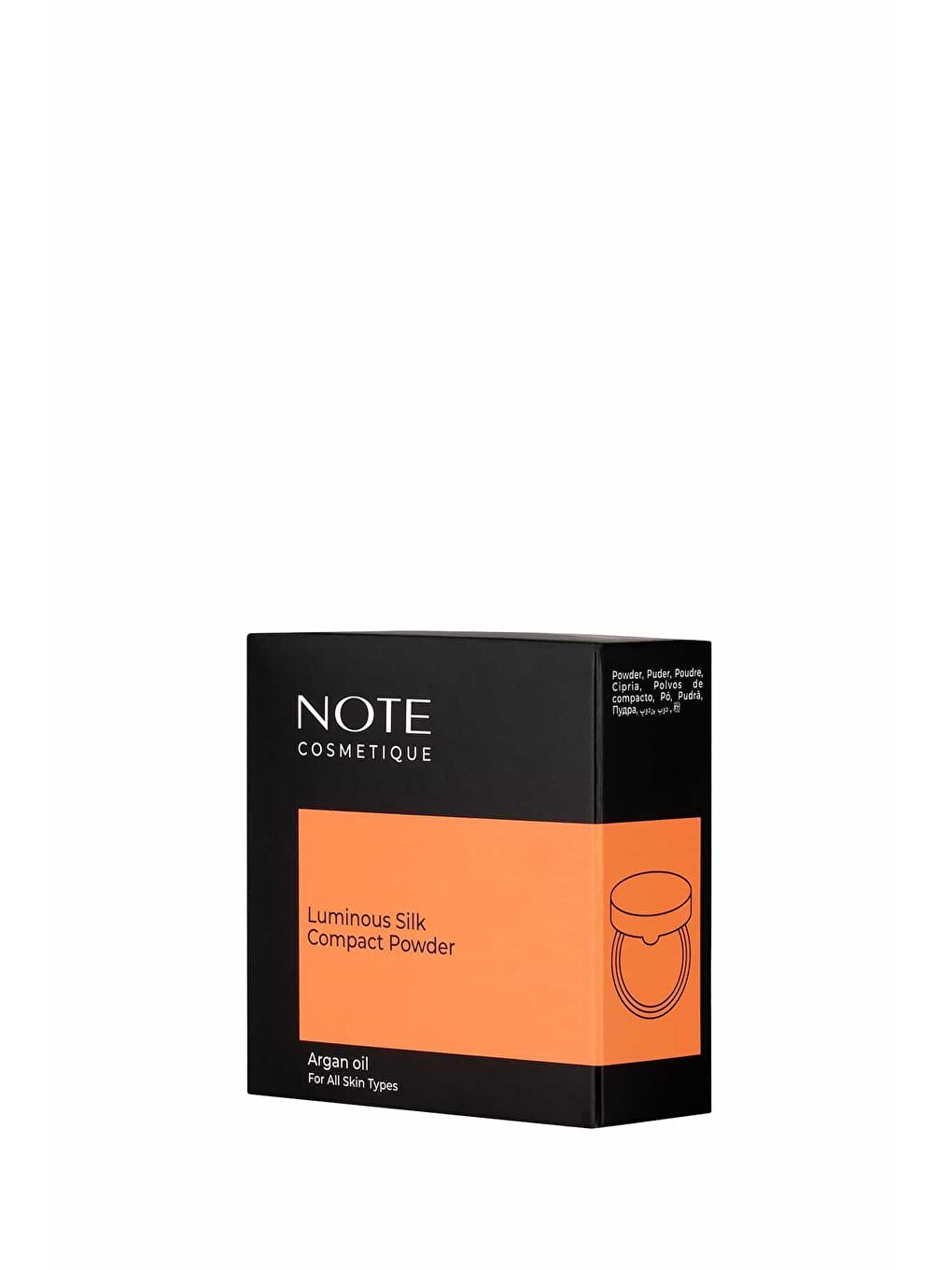 Note Cosmetique Bej Luminous Silk Compact Powder 04 Sand Mat Bitişli Toz Yüz Pudrası - 2